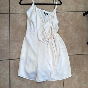 Express white Wrap romper